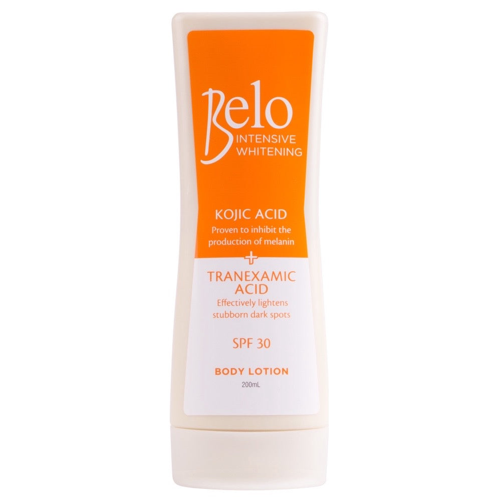 Belo Intensive Whitening Body Lotion 200ml + 2 FREE Beautifying Bar - La Belleza AU Skin & Wellness