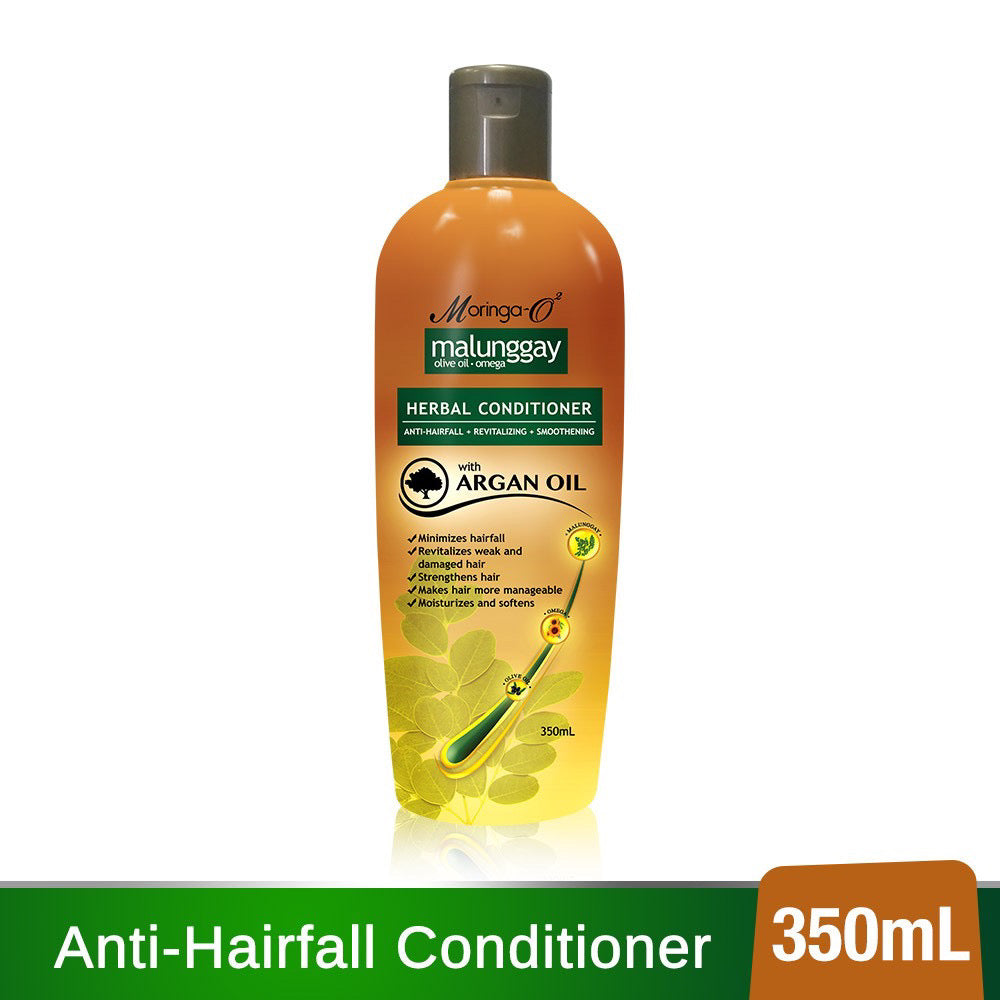 Moringa-O2 Herbal Anti-Hairfall Conditioner with Argan Oil 350ml - La Belleza AU Skin & Wellness