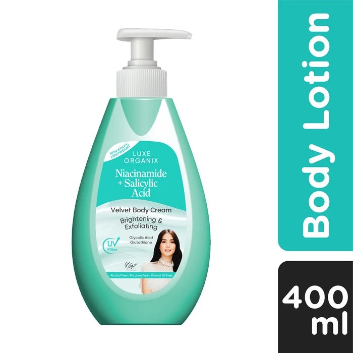 Luxe Organix Velvet Body Cream 400ml - La Belleza AU Skin & Wellness