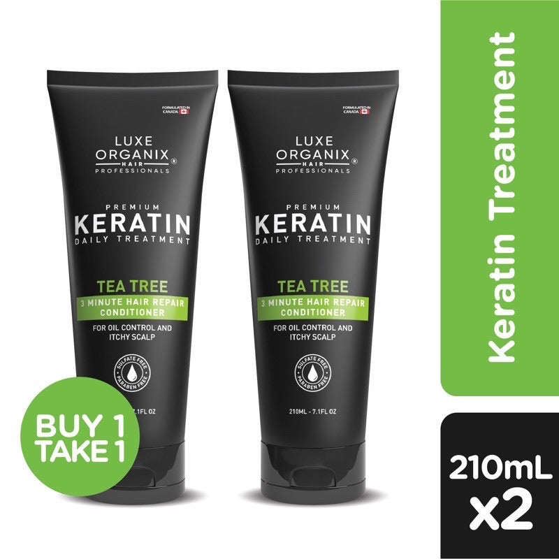 B1T1 Luxe Organix Premium Keratin Daily Hair Treatment - La Belleza AU Skin & Wellness