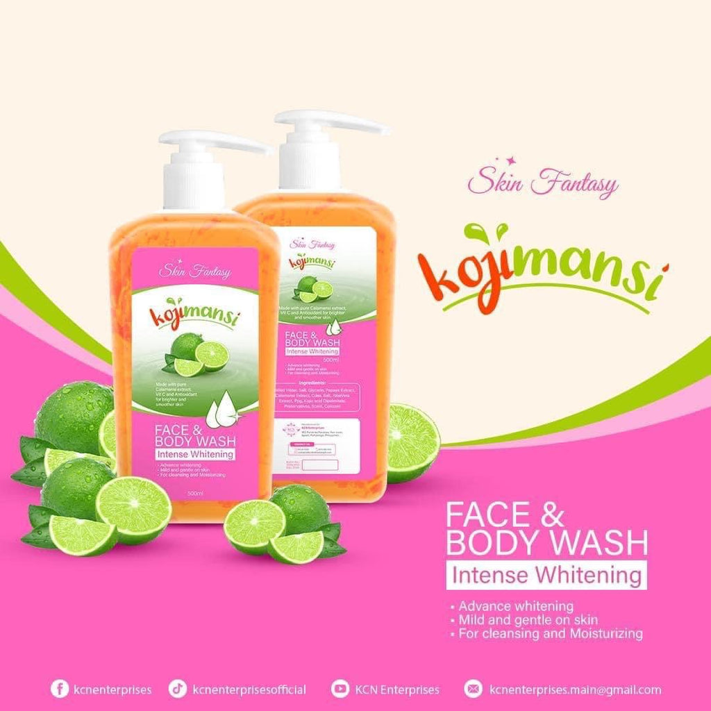 Skin Fantasy KojiMansi Face & Body Wash 500ml - La Belleza AU Skin & Wellness