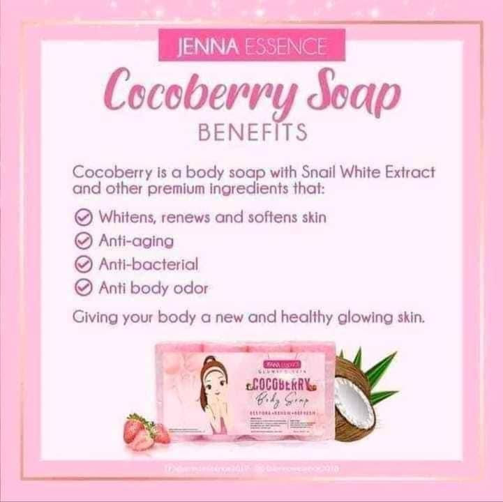 Jenna Essence Cocoberry Soap (10x bar soaps) 1kg - La Belleza AU Skin & Wellness