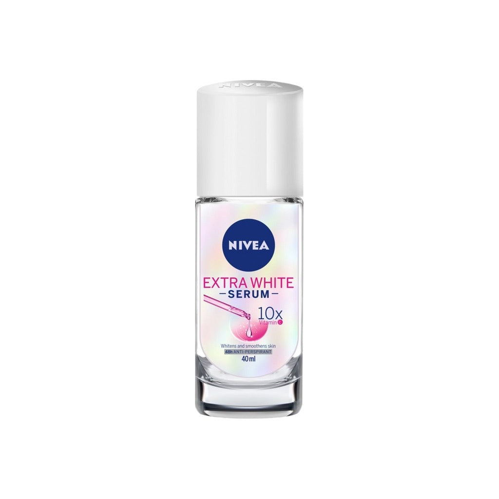 NIVEA Deodorant Extra White Serum Roll On 40ml - La Belleza AU Skin & Wellness