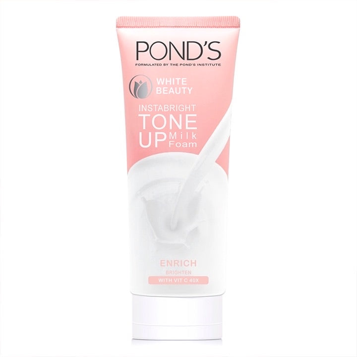 Ponds White Beauty Instabright Tone Up Milk Foam 100g - La Belleza AU Skin & Wellness