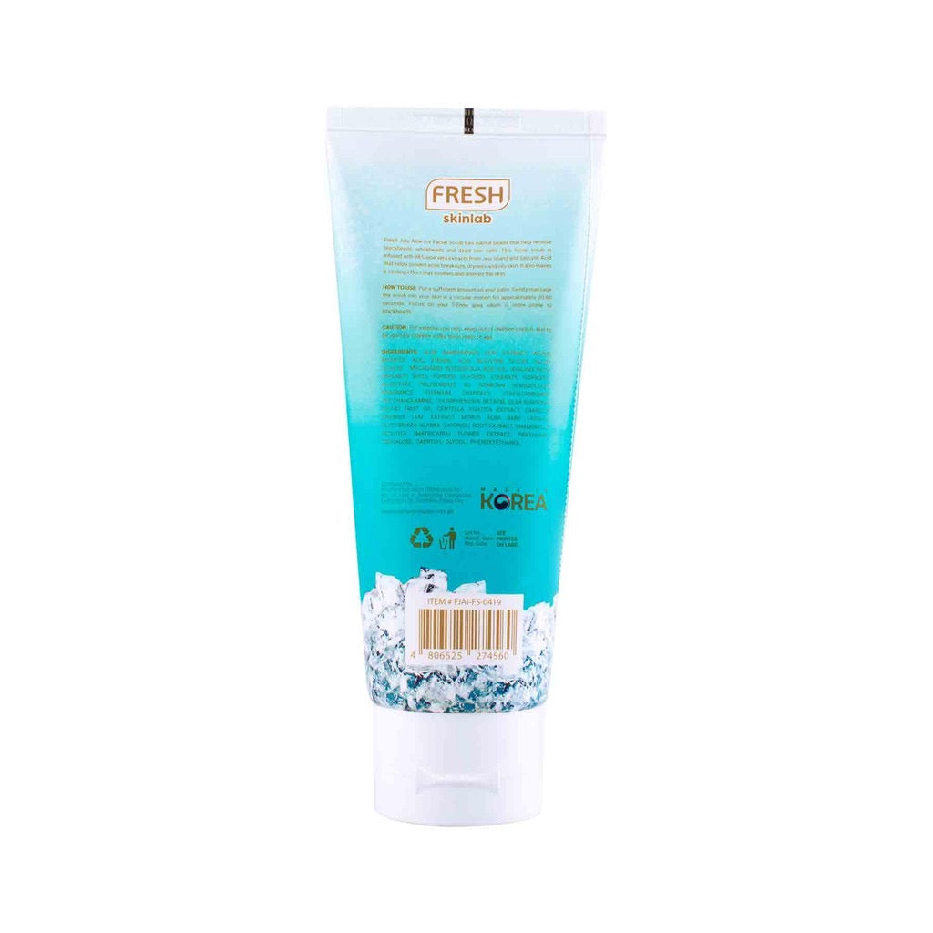 Fresh Jeju Aloe Ice Facial Scrub (100ml) - La Belleza AU Skin & Wellness