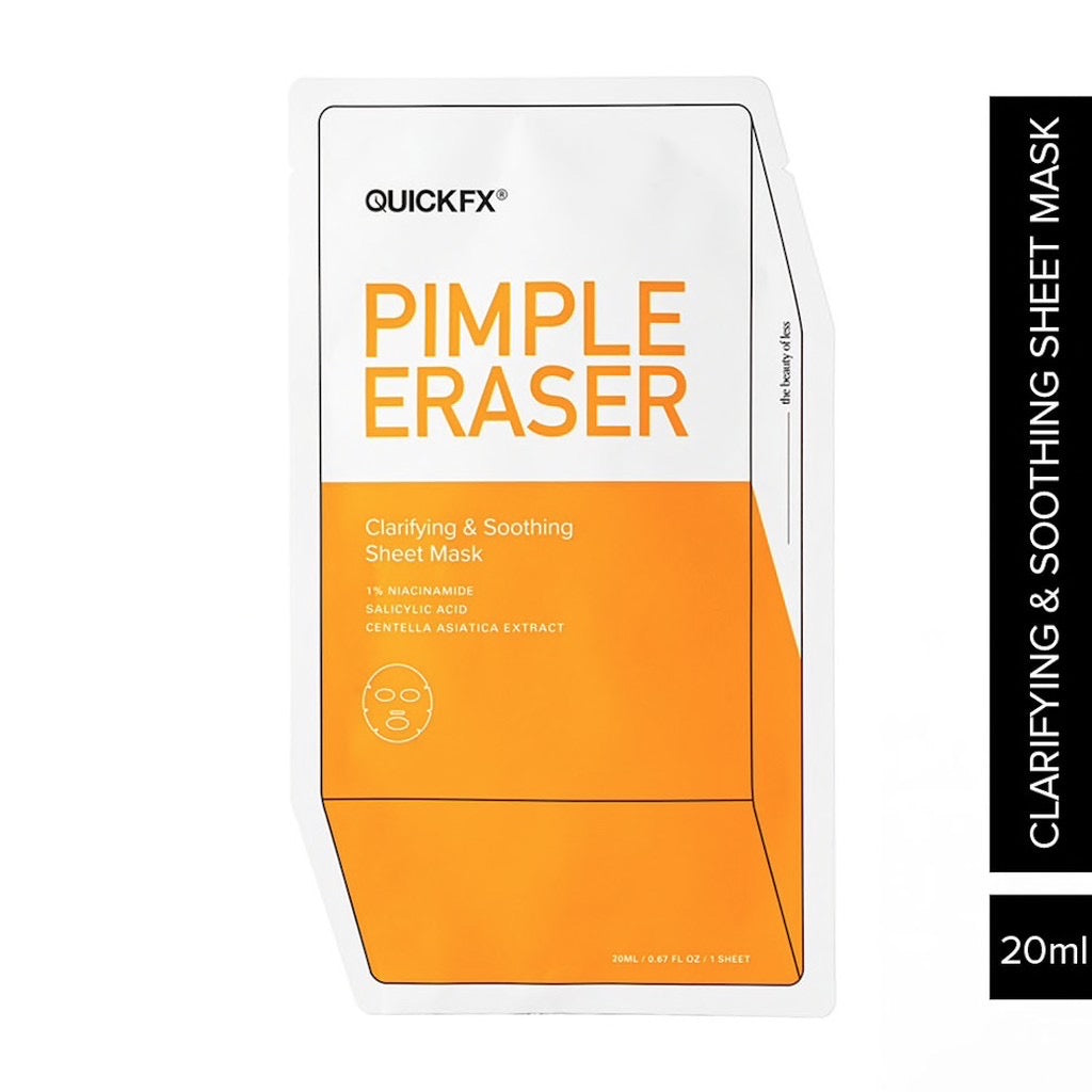 QUICKFX Pimple Eraser Clarifying & Soothing Sheet Mask (exp 08/2023) - La Belleza AU Skin & Wellness