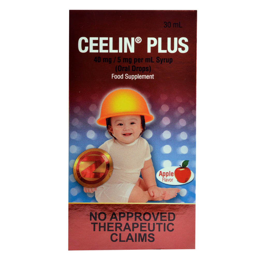 Ceelin PLUS Ascorbic Acid Zinc Oral Drops 40mg/5mg 30ml (Oct 2024) - La Belleza AU Skin & Wellness