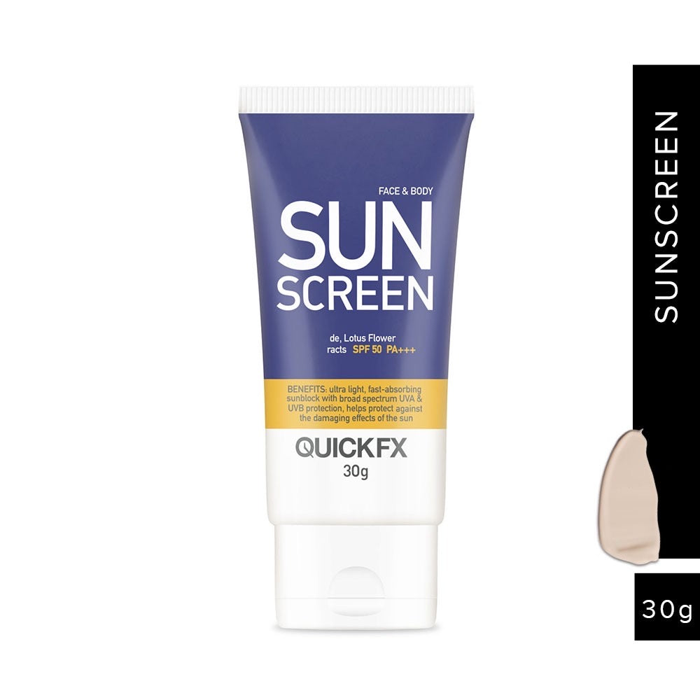 Quickfx Sunscreen SPF50 PA+++ 30g - La Belleza AU Skin & Wellness