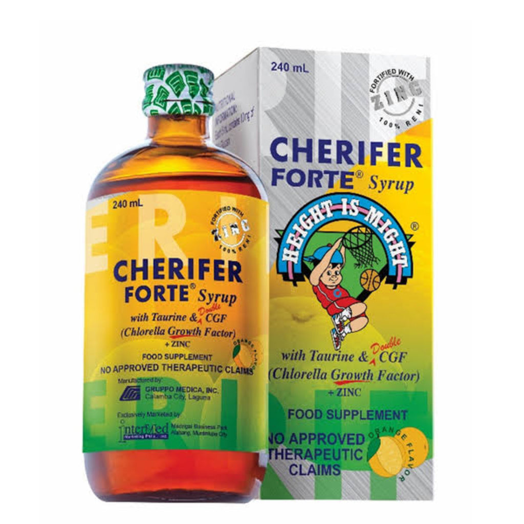 Cherifer Forte w/ Taurine, CGF & Zinc 240ml (Exp Aug 10, 2023) - La Belleza AU Skin & Wellness
