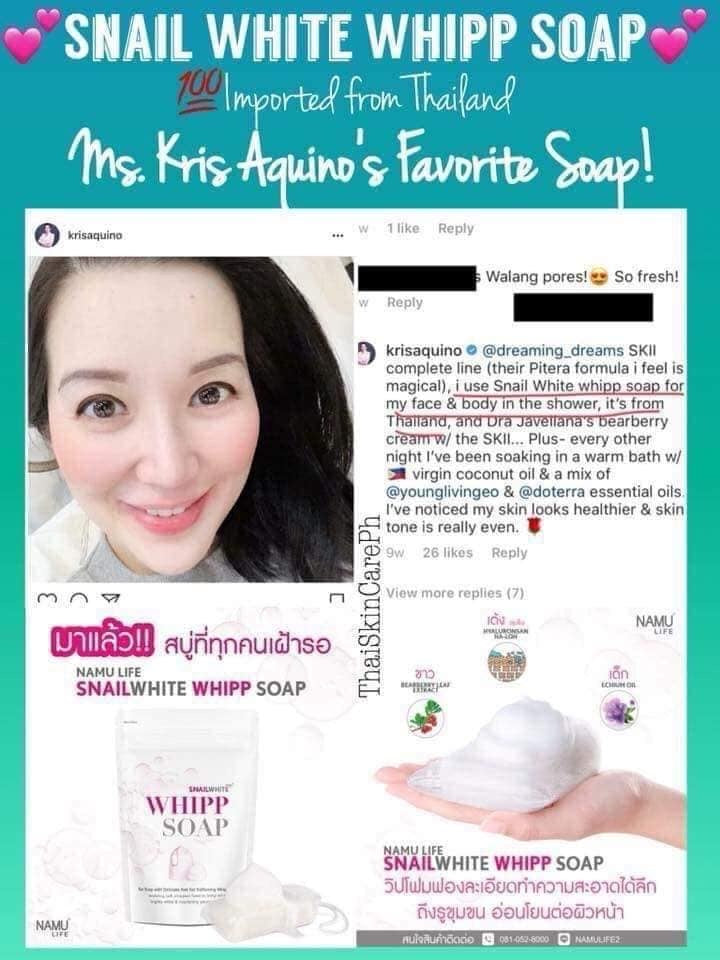 NAMU Snailwhite Whipp Soap 100g - La Belleza AU Skin & Wellness