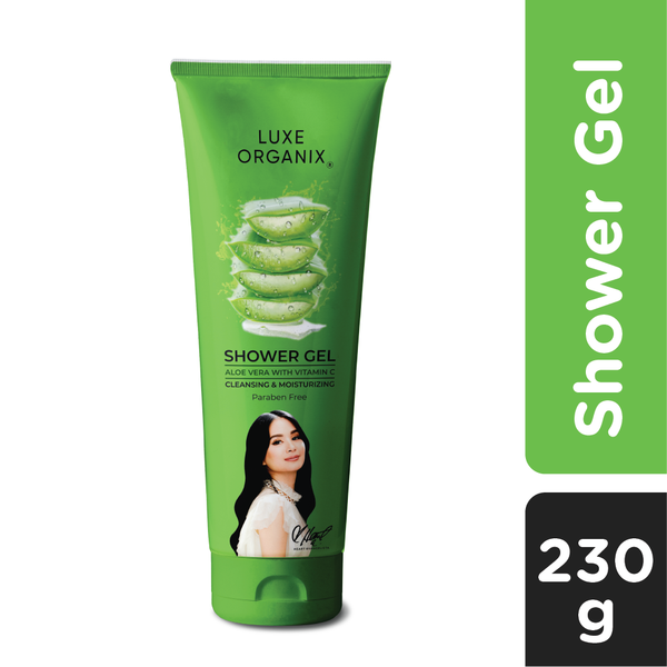 Luxe Organix Aloe Shower Gel 230g - La Belleza AU Skin & Wellness