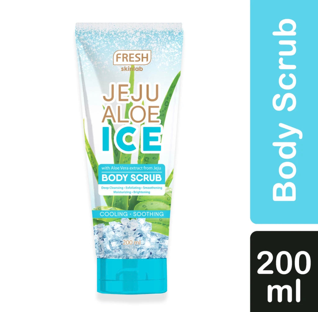 Jeju Aloe Ice Body Scrub 200ml - La Belleza AU Skin & Wellness