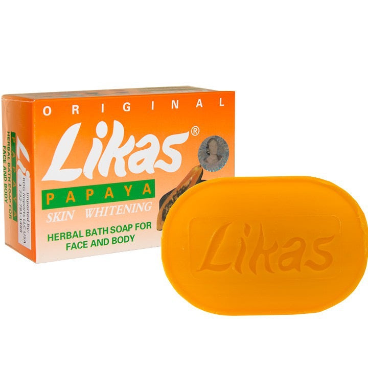 Likas Papaya Skin Whitening Herbal Bath Soap 135g - La Belleza AU Skin & Wellness