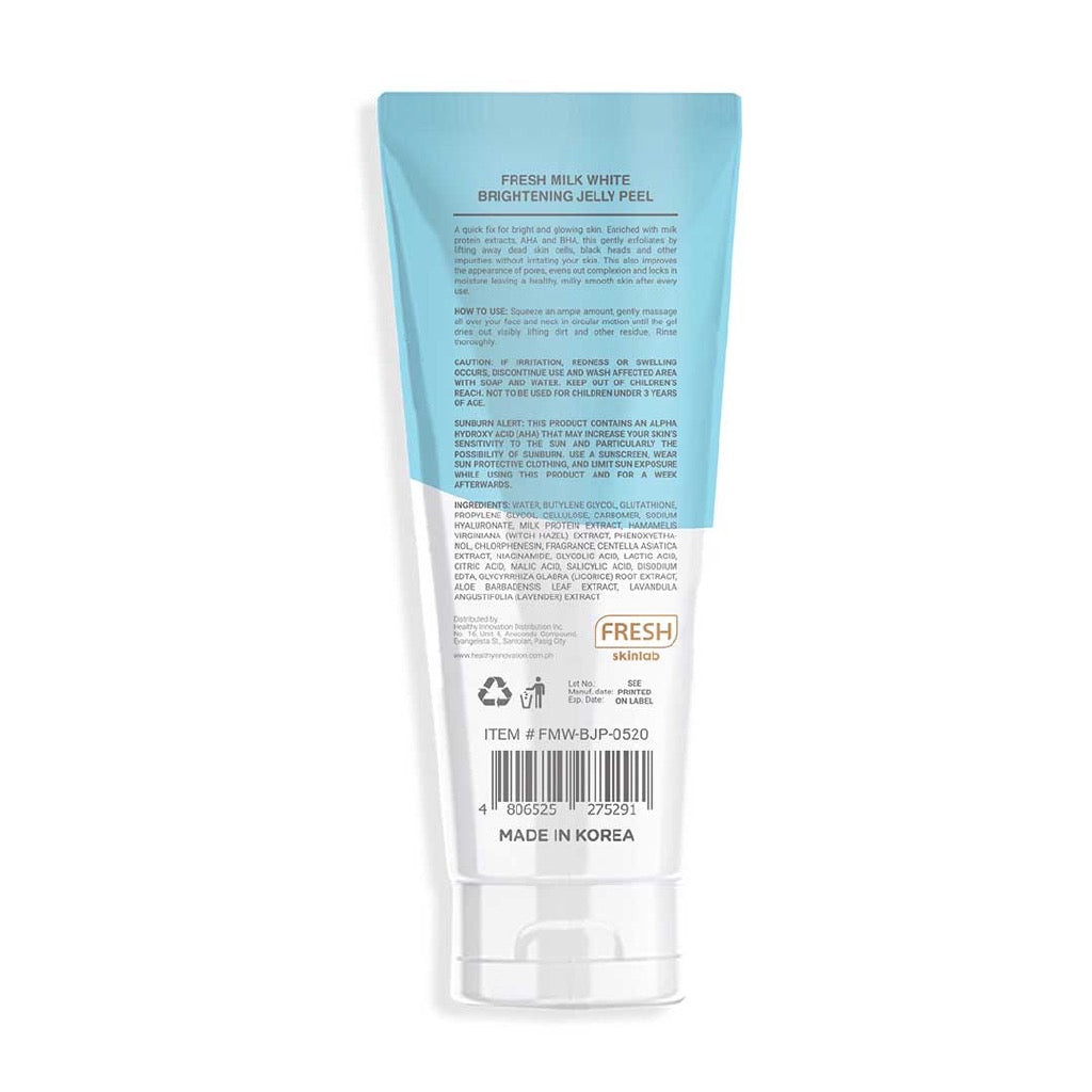Fresh Skinlab Milk White Brightening Jelly Peel 100ml - La Belleza AU Skin & Wellness