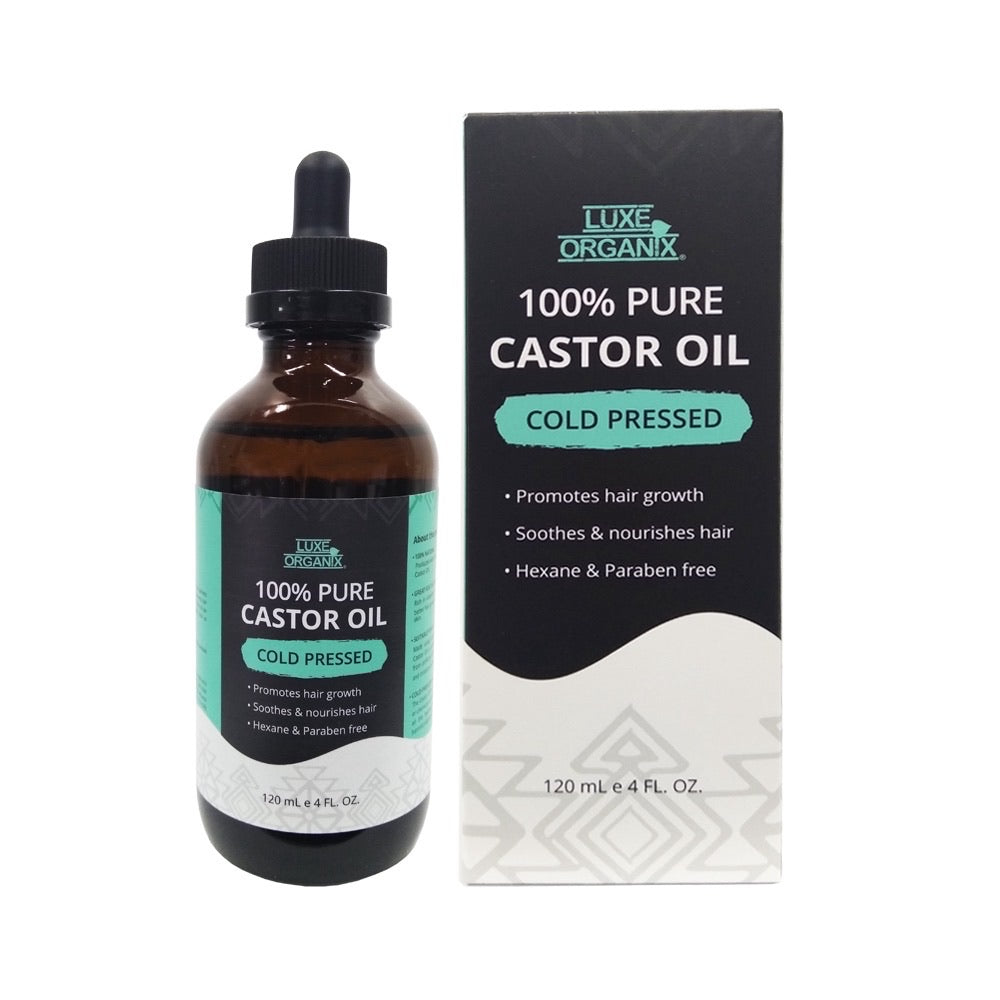 Luxe Organix Castor Oil Drops 120ml - La Belleza AU Skin & Wellness
