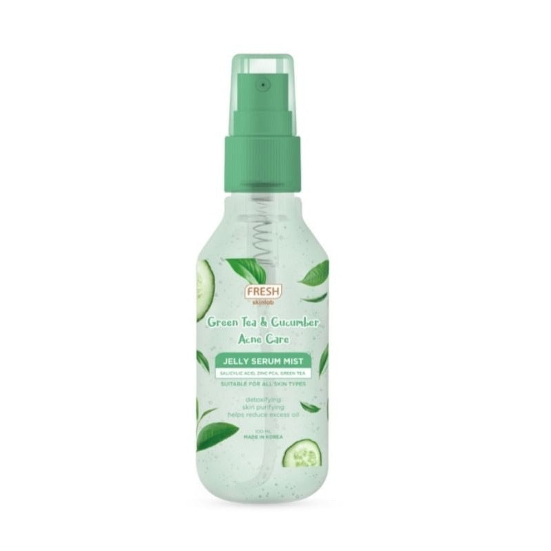 Fresh Green Tea and Cucumber Acne Care Jelly Serum Mist (100ml) - La Belleza AU Skin & Wellness