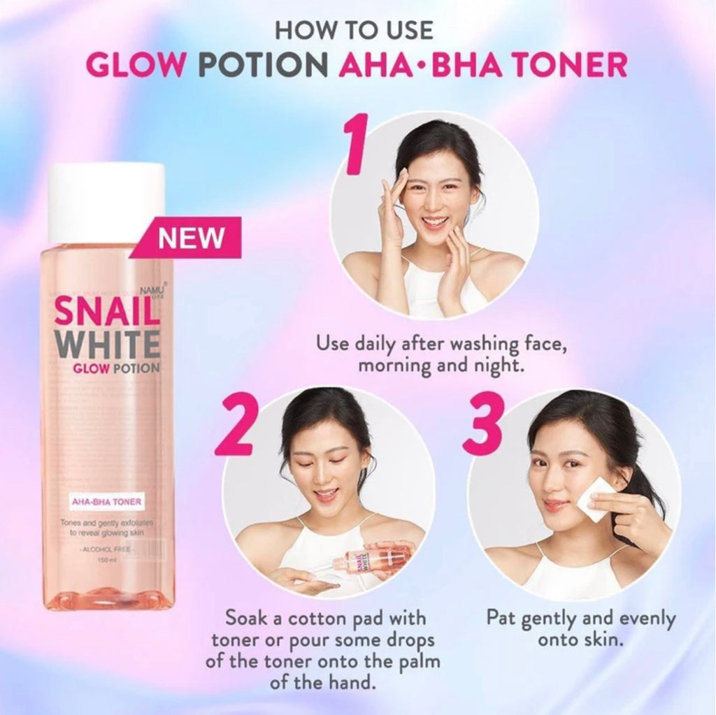 Glow Potion AHA·BHA Toner 150ml - La Belleza AU Skin & Wellness