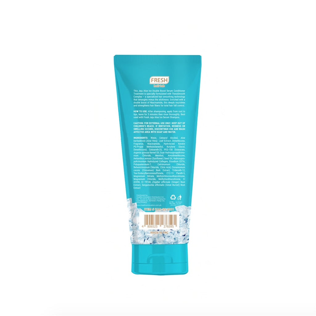 FRESH Hairlab Jeju Aloe Ice Double Boost Niacinamide 2 in 1 Serum Conditioner Treatment 200ml - La Belleza AU Skin & Wellness