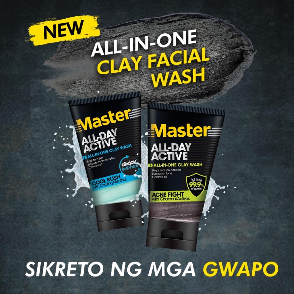 Master All-Day Active Clay Wash  100ml - La Belleza AU Skin & Wellness