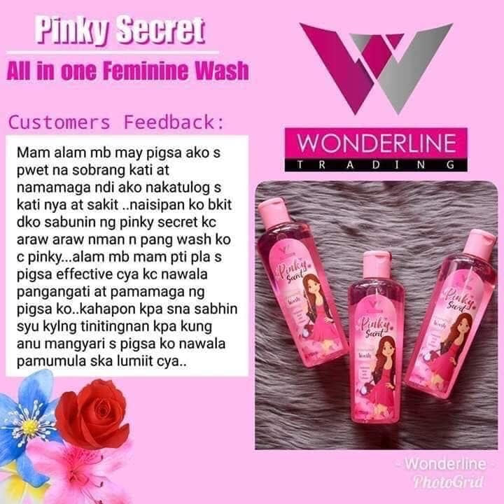 Pinky Secret Feminine Wash 150ml - La Belleza AU Skin & Wellness