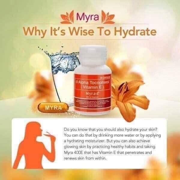 Myra®️e d-Alpha Tocopherol Vitamin E 400 I.U. Capsule - La Belleza AU Skin & Wellness