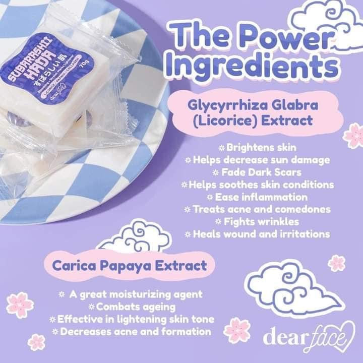 Dear Face Subarashii Hada 70g - La Belleza AU Skin & Wellness