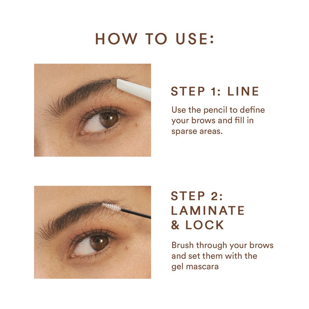 BLK Day Dream Brow Lock Pencil + Gel Mascara - La Belleza AU Skin & Wellness