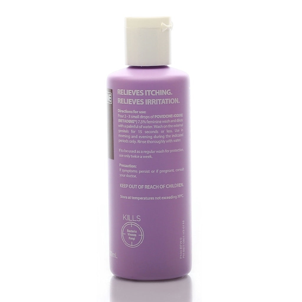 BETADINE® (Povidone-Iodine) Antiseptic Feminine Wash 100mL - La Belleza AU Skin & Wellness