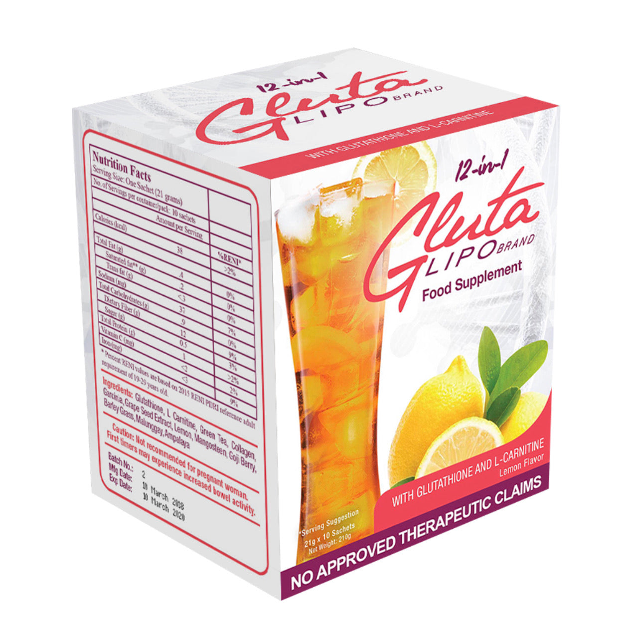 12 in 1 GlutaLipo Juice - La Belleza AU Skin & Wellness