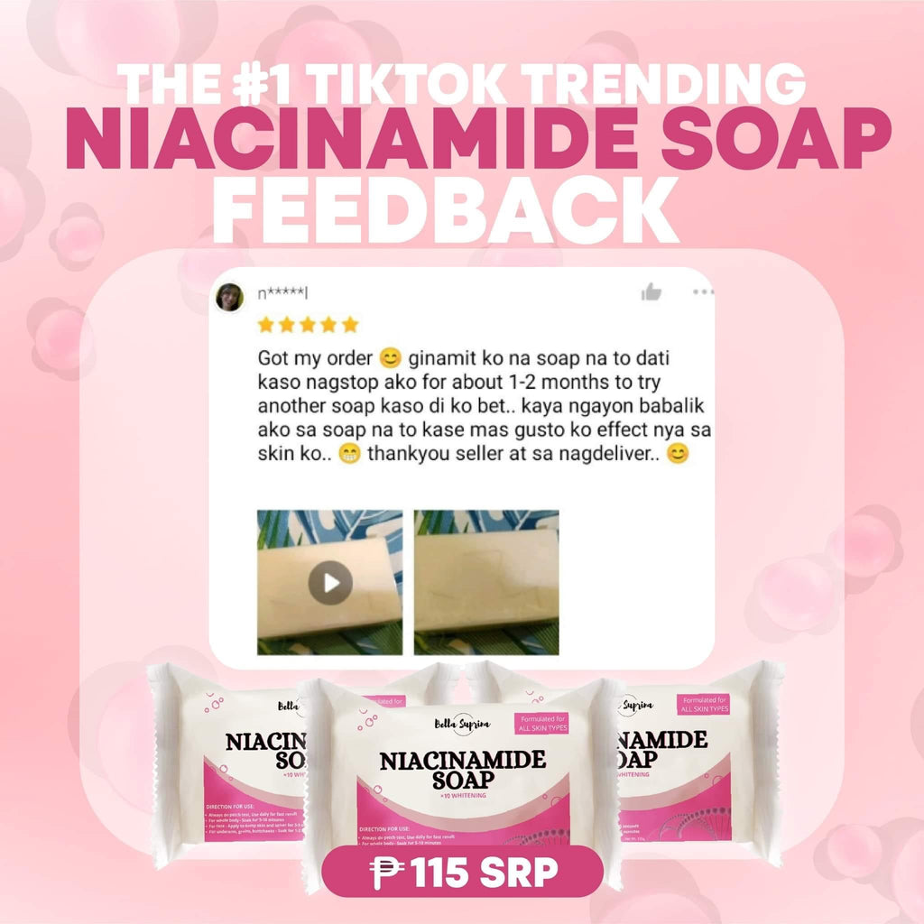 Niacinamide Whip Soap by Beautysup.ph 135g (New and Improved) - La Belleza AU Skin & Wellness