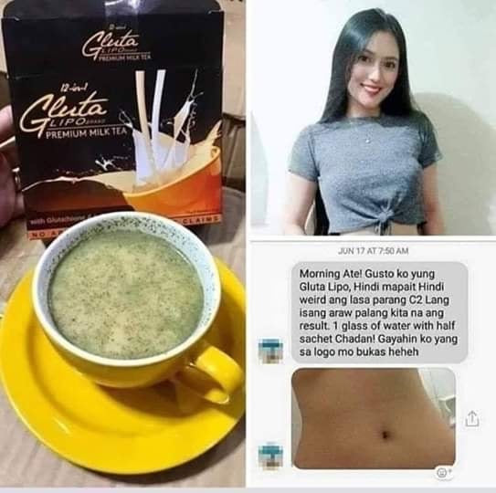 12 in 1 GlutaLipo iPremium Milk Tea with Glutathione & L-Carnitine - La Belleza AU Skin & Wellness