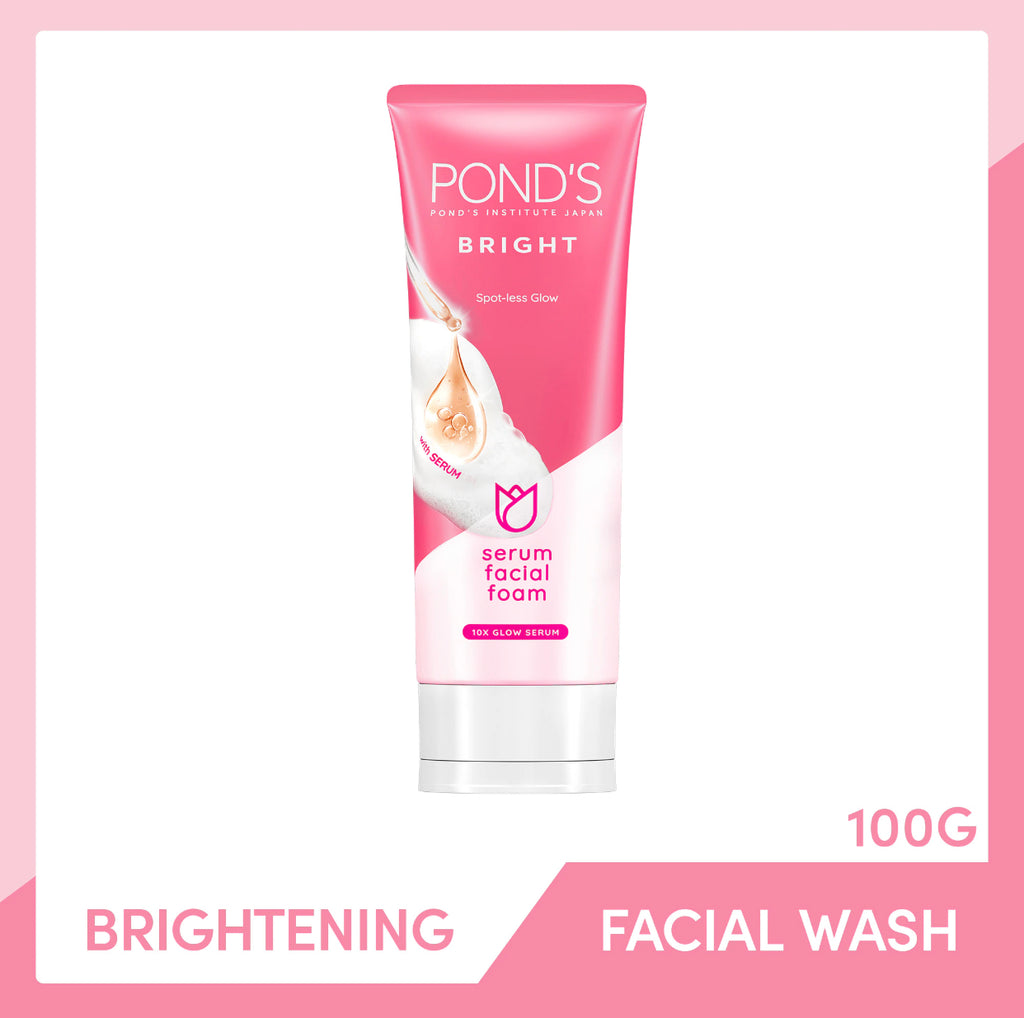 PONDS (White) Bright Serum Facial Foam 100g - La Belleza AU Skin & Wellness