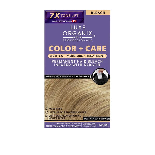 LUXE ORGANIX Keratin Hair Color + Care Bleach 140ml - La Belleza AU Skin & Wellness