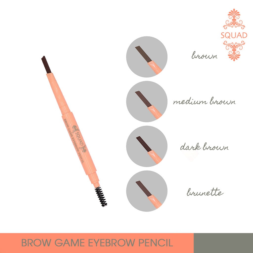 Squad Cosmetics Brow Game Eyebrow Pencil - La Belleza AU Skin & Wellness