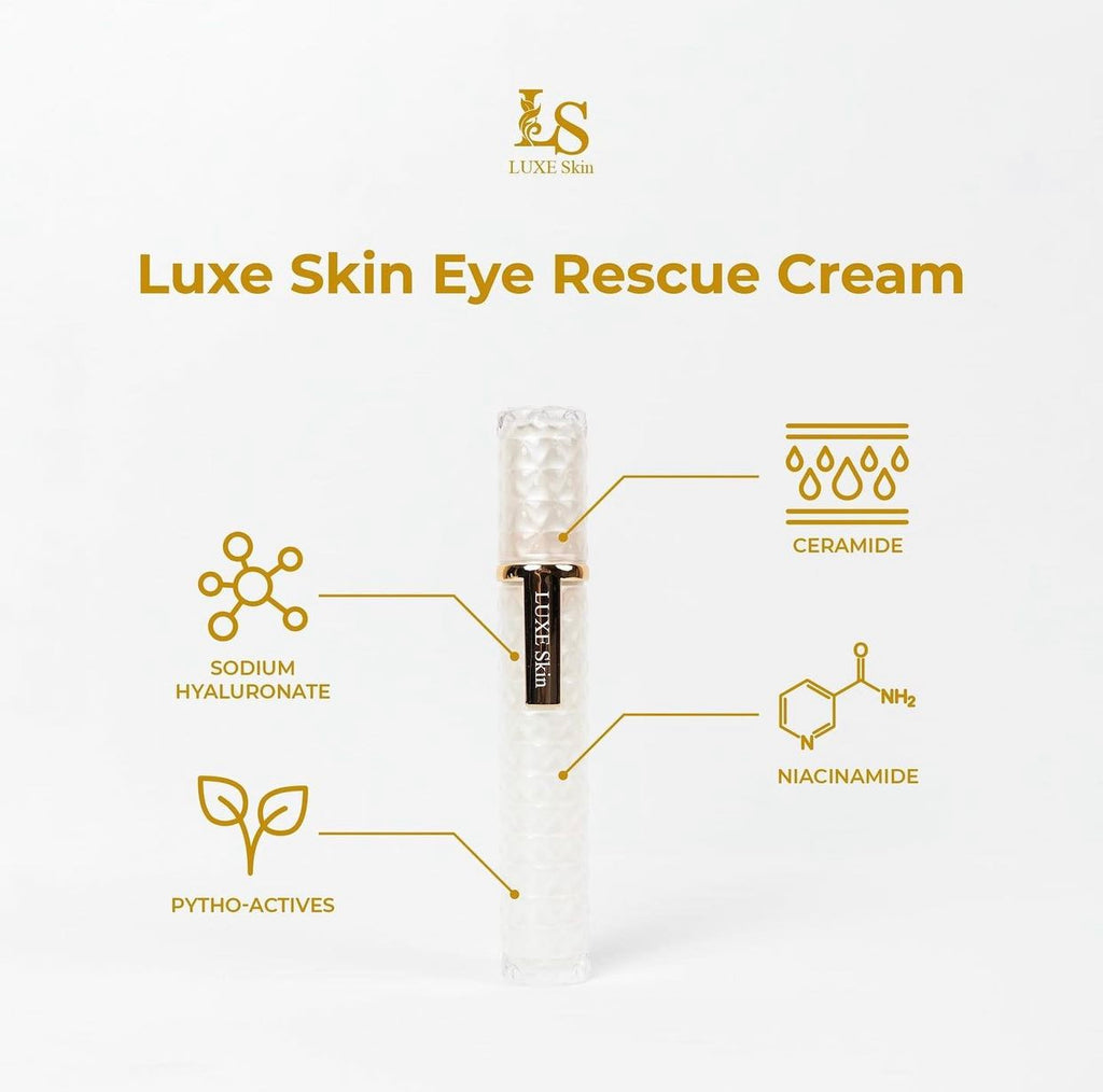 Luxe Skin Eye Rescue Cream - La Belleza AU Skin & Wellness
