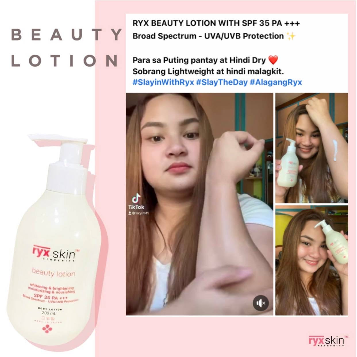 Beauty Lotion 200ml (New Bottle-Matte White) - La Belleza AU Skin & Wellness