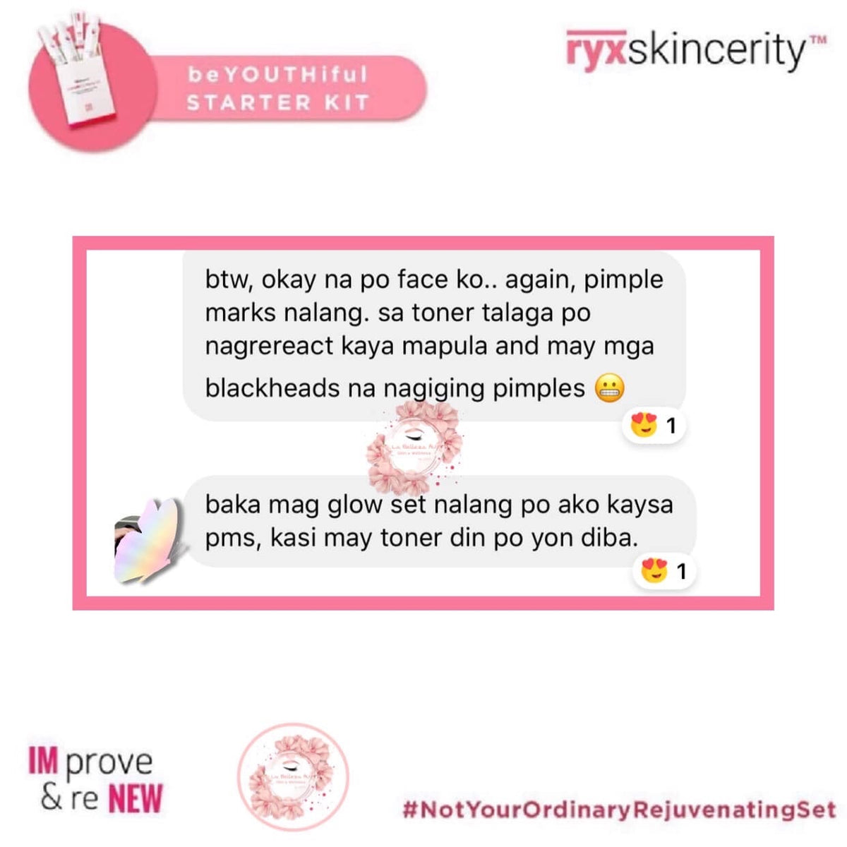 Beyouthiful Starter Kit 3.0 (With Sticker - Old Formula) - La Belleza AU Skin & Wellness