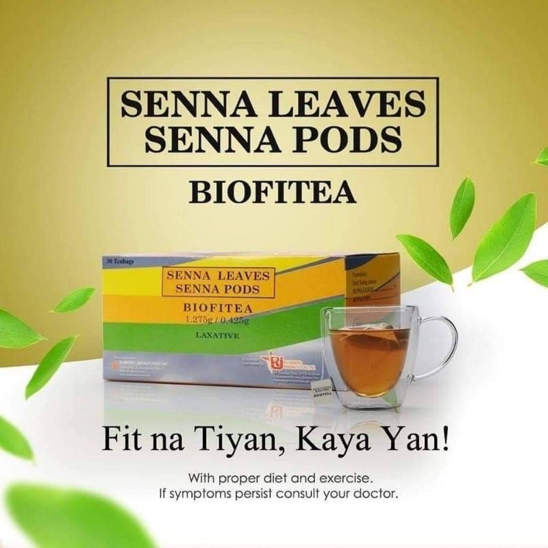 Biofitea Slimming Herbal Tea with Senna Leaves and Pods - 30 Teabags - La Belleza AU Skin & Wellness