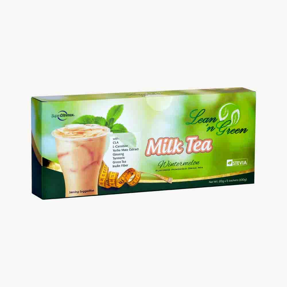 Lean N Green Milk Tea (5s / box) - La Belleza AU Skin & Wellness