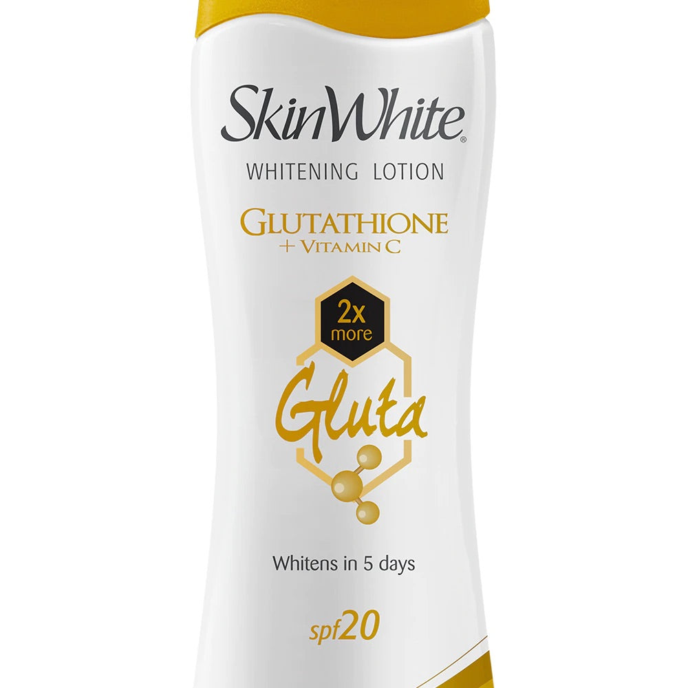 SkinWhite 2x Glutathione + Vitamin C Lotion SPF20 200mL - La Belleza AU Skin & Wellness