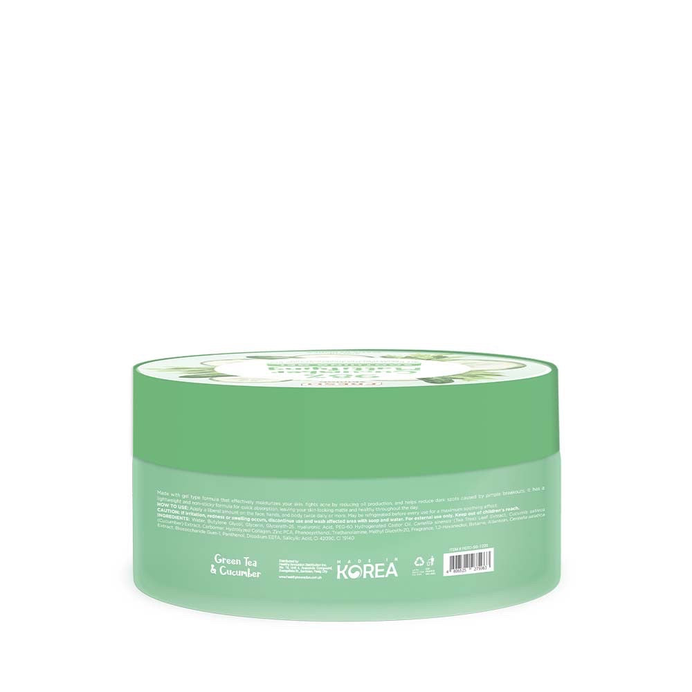 Fresh Skinlab Green Tea And Cucumber Acne Care Soothing Gel (300ml) - La Belleza AU Skin & Wellness