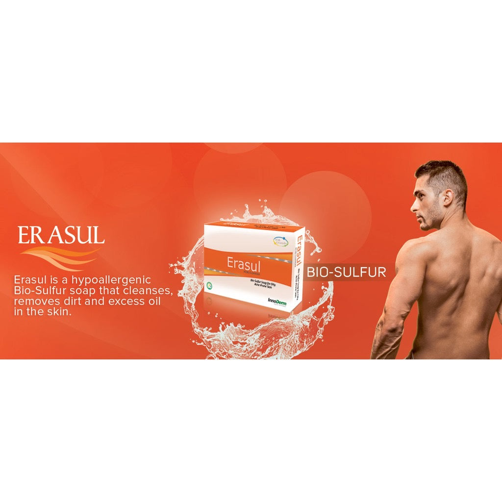 Erasul Acne Cleanser Soap 90g - La Belleza AU Skin & Wellness
