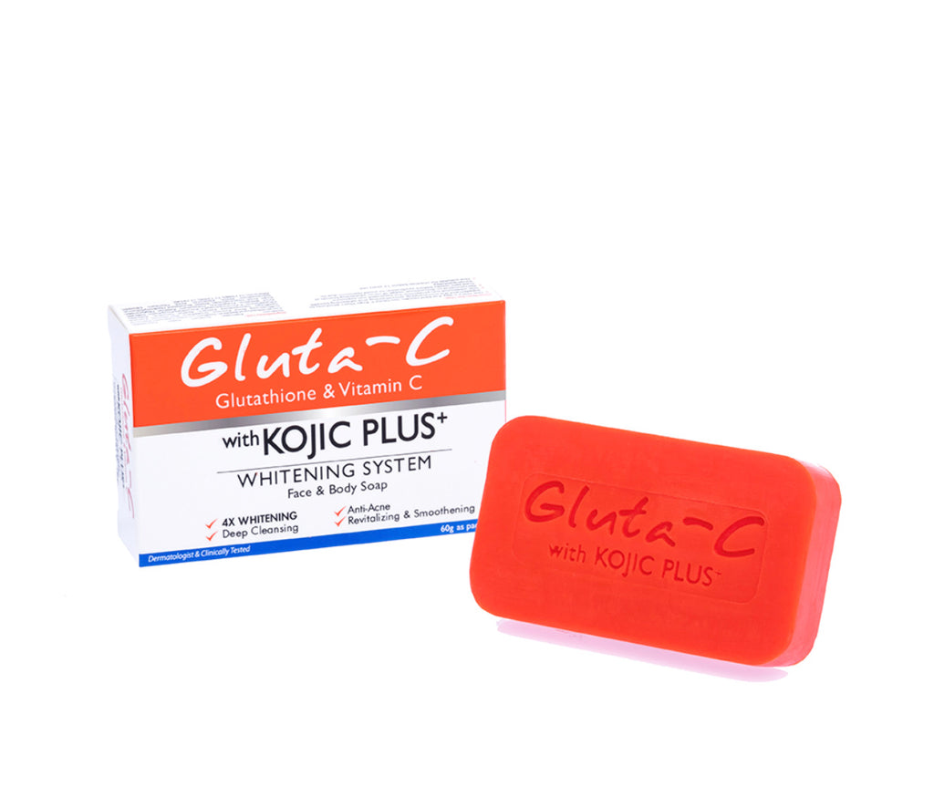 Gluta-C with KOJIC PLUS+ Whitening System Face & Body Soap (60g x2) - La Belleza AU Skin & Wellness