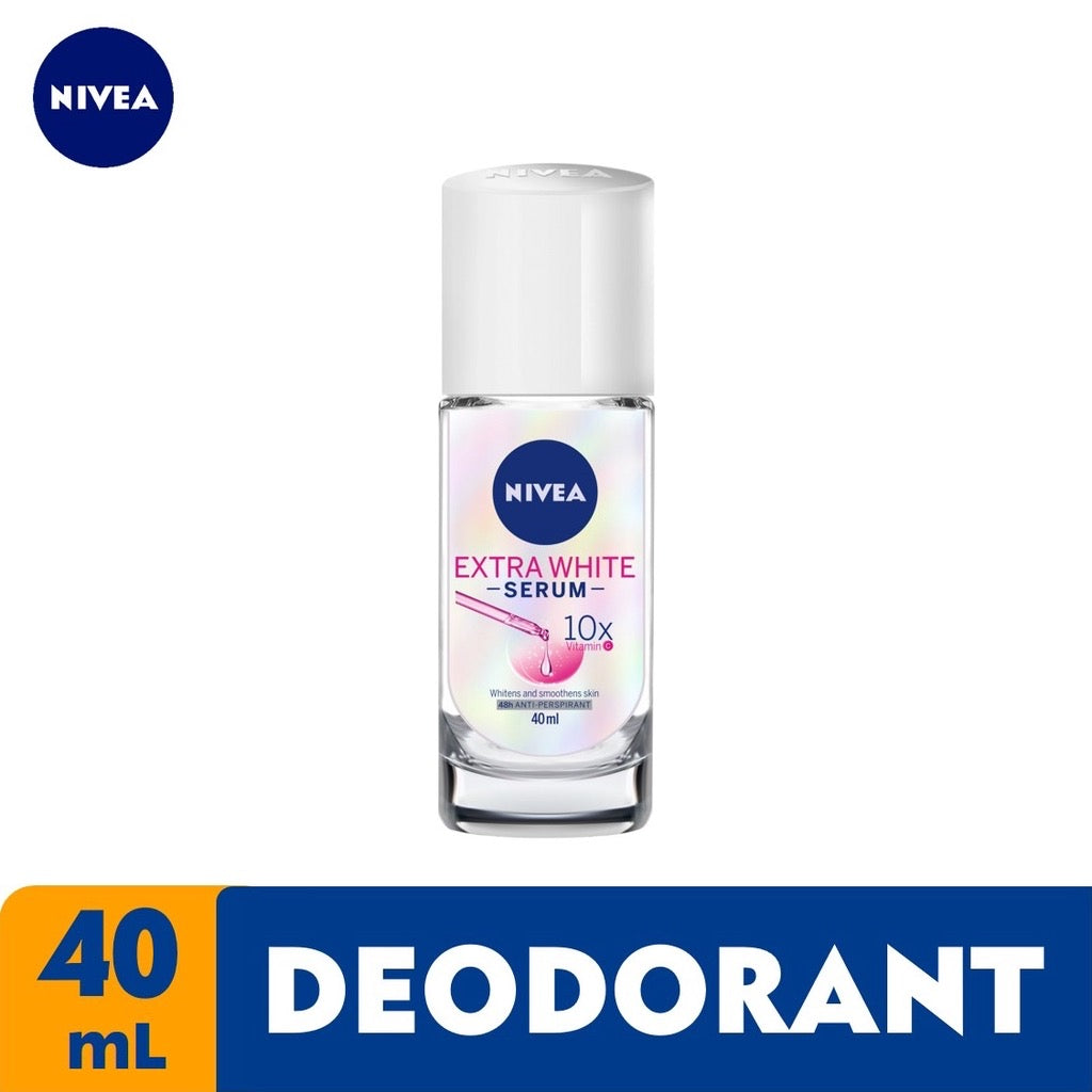 NIVEA Deodorant Extra White Serum Roll On 40ml - La Belleza AU Skin & Wellness