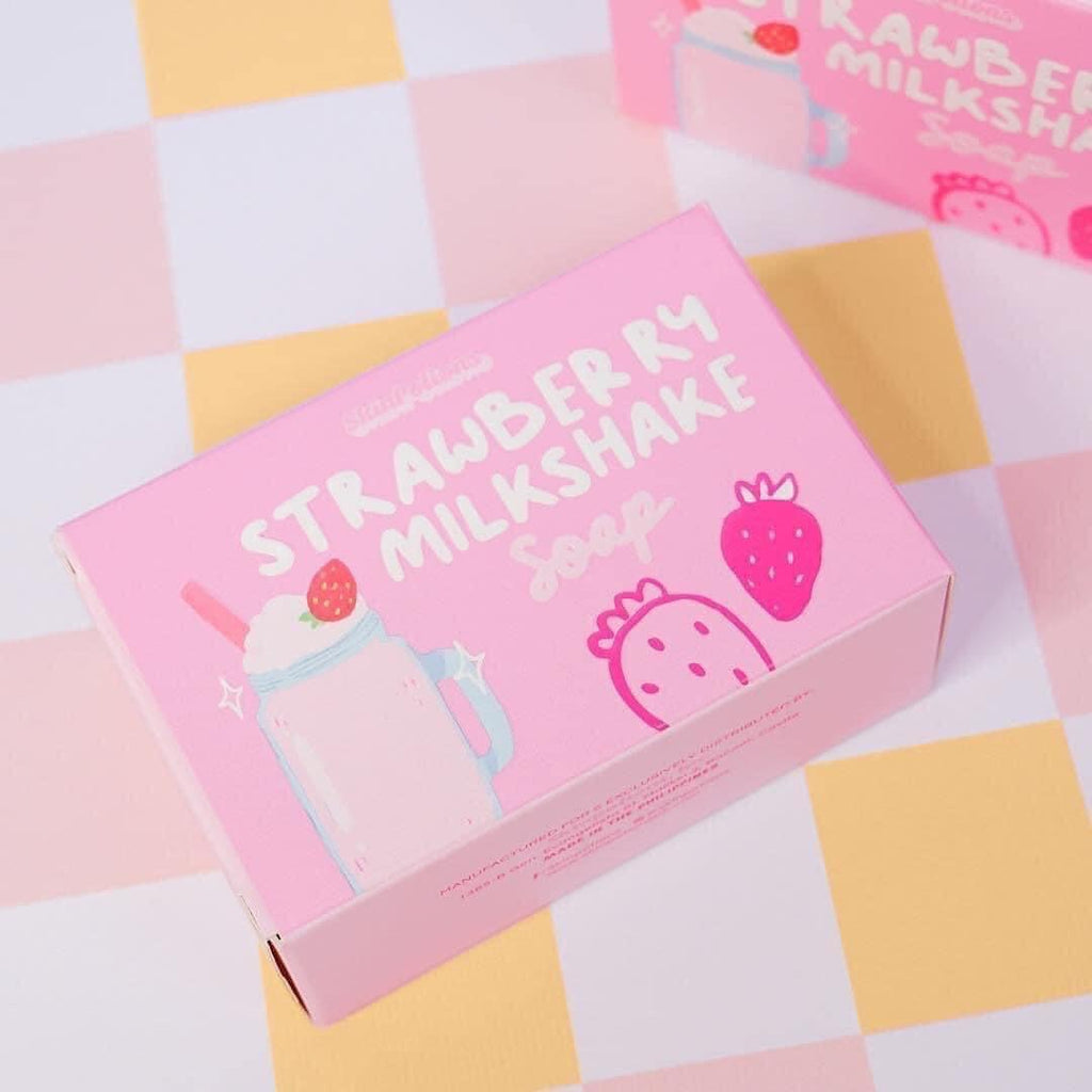 SkinPotions Strawberry Milk Shake Soap 150g - La Belleza AU Skin & Wellness