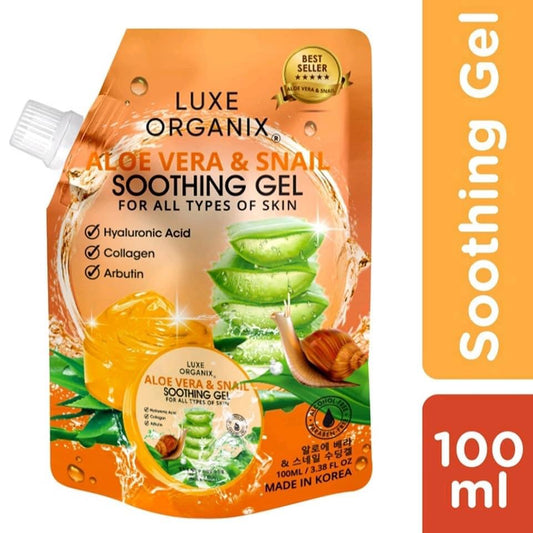 Aloe Vera & Snail Soothing Gel Sachet - La Belleza AU Skin & Wellness