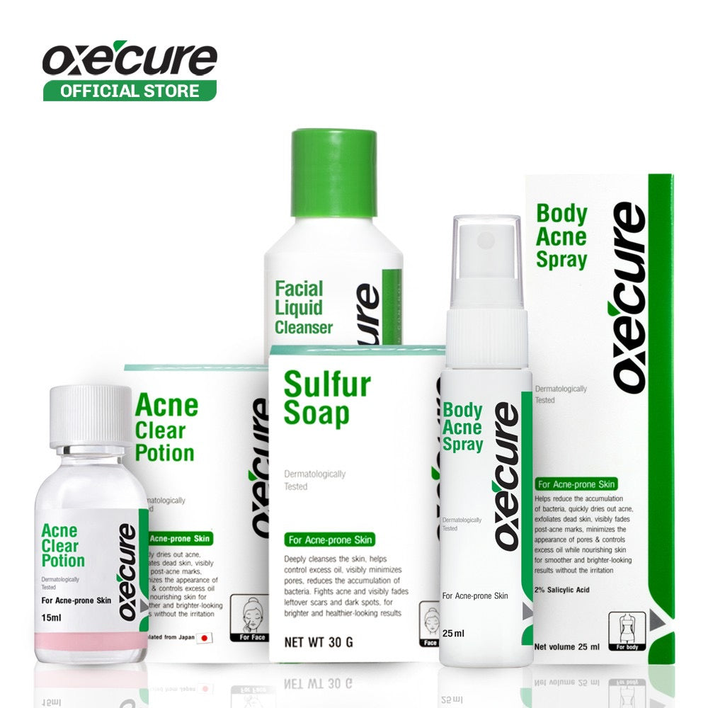 OXECURE Acne Solutions Complete Starter Kit - La Belleza AU Skin & Wellness