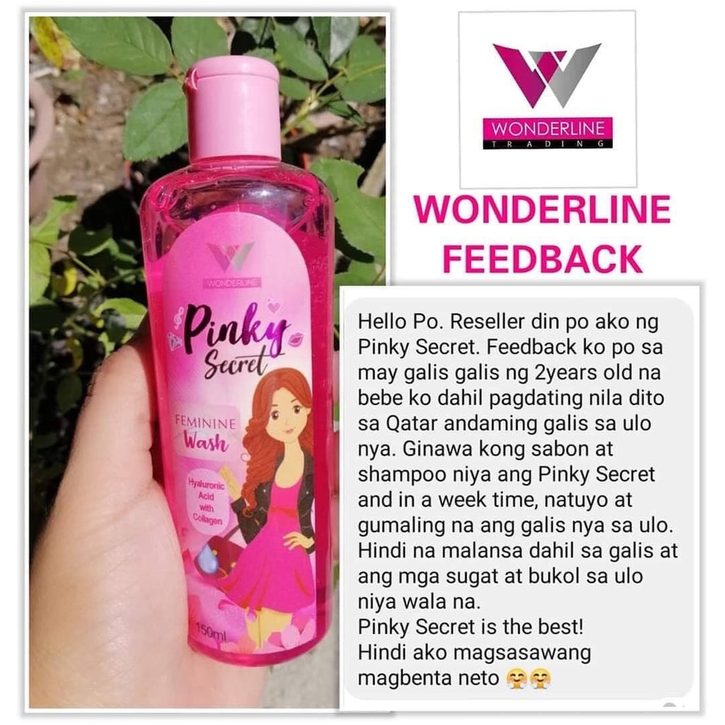 Pinky Secret Feminine Wash 150ml - La Belleza AU Skin & Wellness