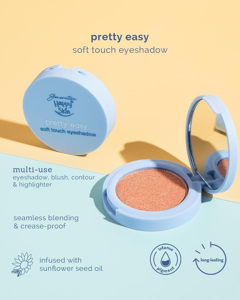 Generation Happy Skin Easy Soft Touch Eyeshadow - La Belleza AU Skin & Wellness