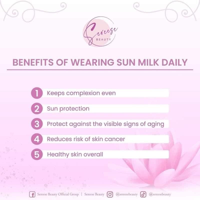 Sereese Beauty Sun Milk SPF 50 PA+++ 30ml - La Belleza AU Skin & Wellness